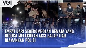 VIDEO: Diduga Melakukan Aksi Balap Liar Empat Remaja Diamankan Polisi