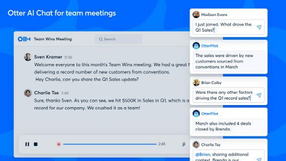 Otter Chat, Chatbot AI Baru yang Bisa Bantu Pengguna Hadiri Rapat