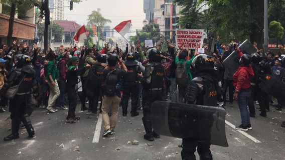 Demonstration Of Job Creation Law, Polda Metro Jaya Ensures Security Of The Capital City