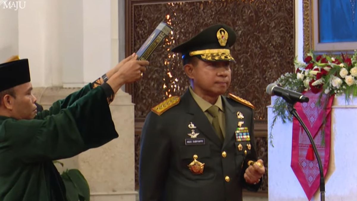 Inaugurated By President Jokowi, General Agus Subiyanto Officially TNI Commander