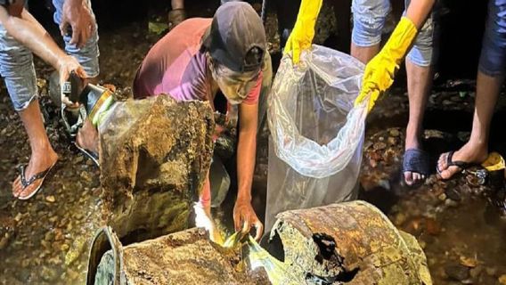 Drum Berisi Tulang Manusia Ternyata Sudah Ada di Sungai Jurong Aceh Besar Sejak 2011, Polisi Lakukan Uji DNA