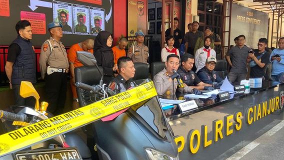 3 Pembegal Motor Modus Polisi Gadungan Ditangkap di Cianjur