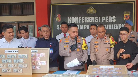 Uang Palsu yang Disita Polisi dari Tangan 4 Pelaku di Majalengka Capai Rp2,5 Miliar