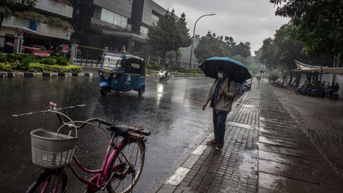 天気予報6月10日(金):ジャカルタの一部と一部の大都市で雨が降っている