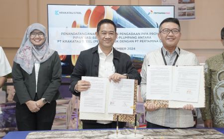 Sinergi BUMN, Krakatau Steel dan Pertagas Jalin Kerja Sama Penyediaan Material, Perkuat Infrastruktur Pipanisasi BBM untuk