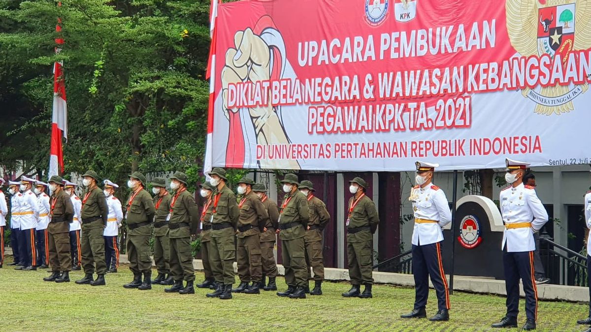 Firli Bahuri Names 18 KPK Employees Who Participate In National Defense Training With A Knight Spirit
