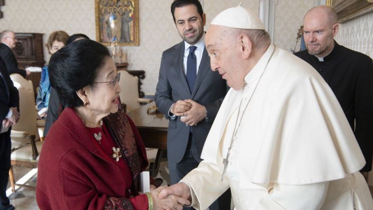 Megawati Temui Paus Fransiskus di Vatikan, Bahas Perdamaian Dunia hingga Iklim