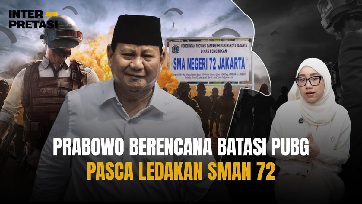 SMAN 72 爆炸的原因是 PUBG 或欺凌？
