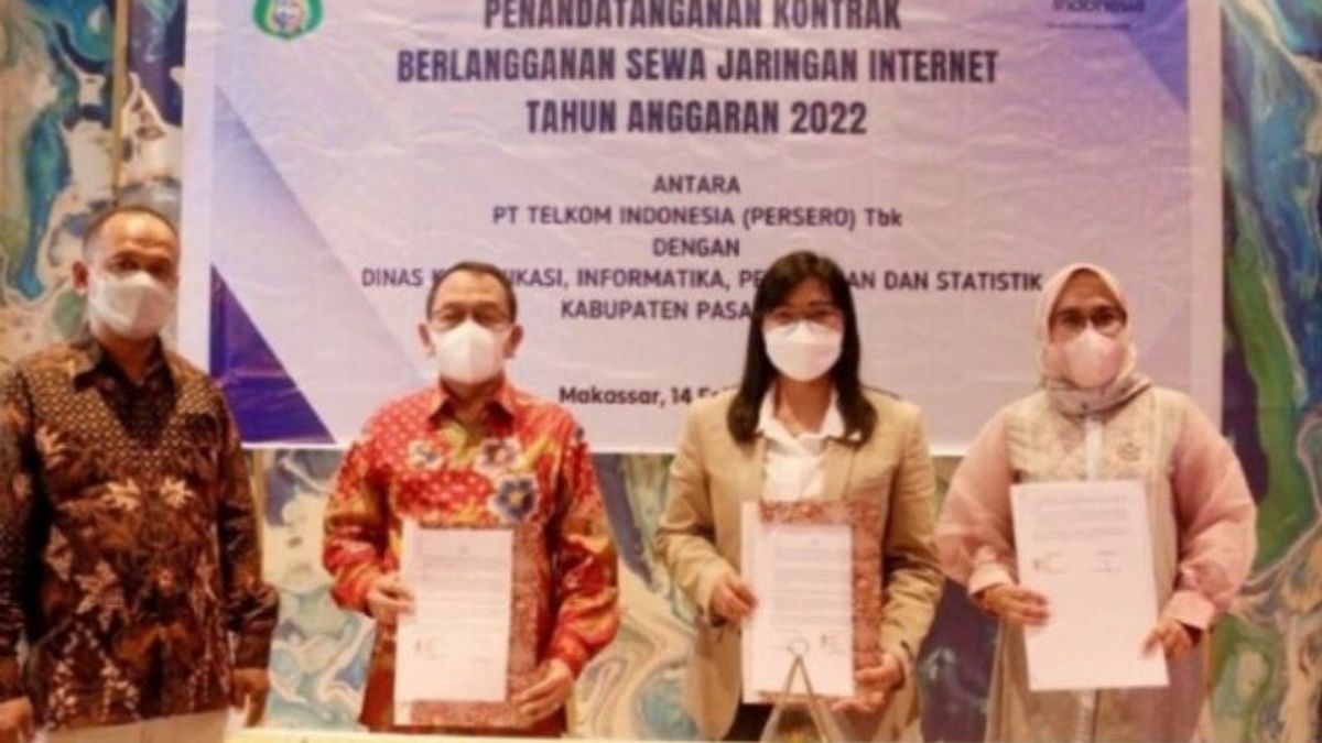 Pemkab Pasangkayu Jalin Kerja Sama dengan PT Telkom dalam Hal Kontrak Sewa Internet