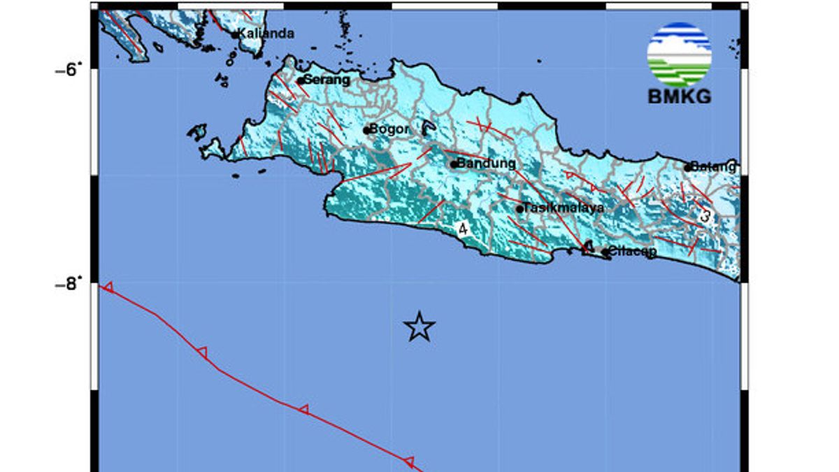 Earthquakes In South Java Waters Can Be Felt In Jakarta