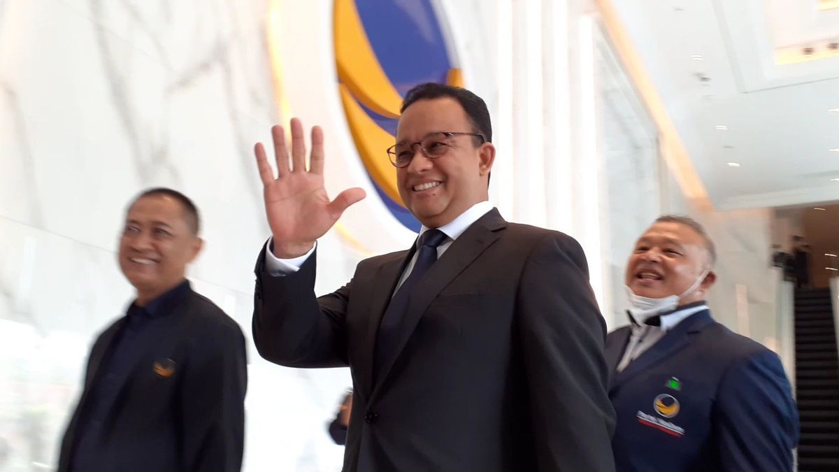 Coming To NasDem Tower, Anies Baswedan Who Would Be Declared Presidential Candidate?