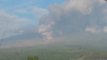 A Number Of Villages Affected By Mount Semeru Volcanic Ash In Lumajang