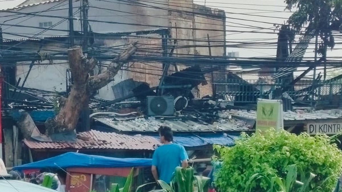 Four Houses Burned In Kemayoran Sudah Padam, Satu Warga Alami Luka Di Kepala