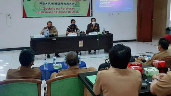 Sujet à La Corruption, Kejari Karawang Demande à Kades De Gérer Soigneusement Les Fonds Du Village