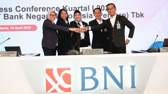 Melesat 31 Persen, Laba BNI Tembus Rp5,2 triliun di Kuartal I 2023