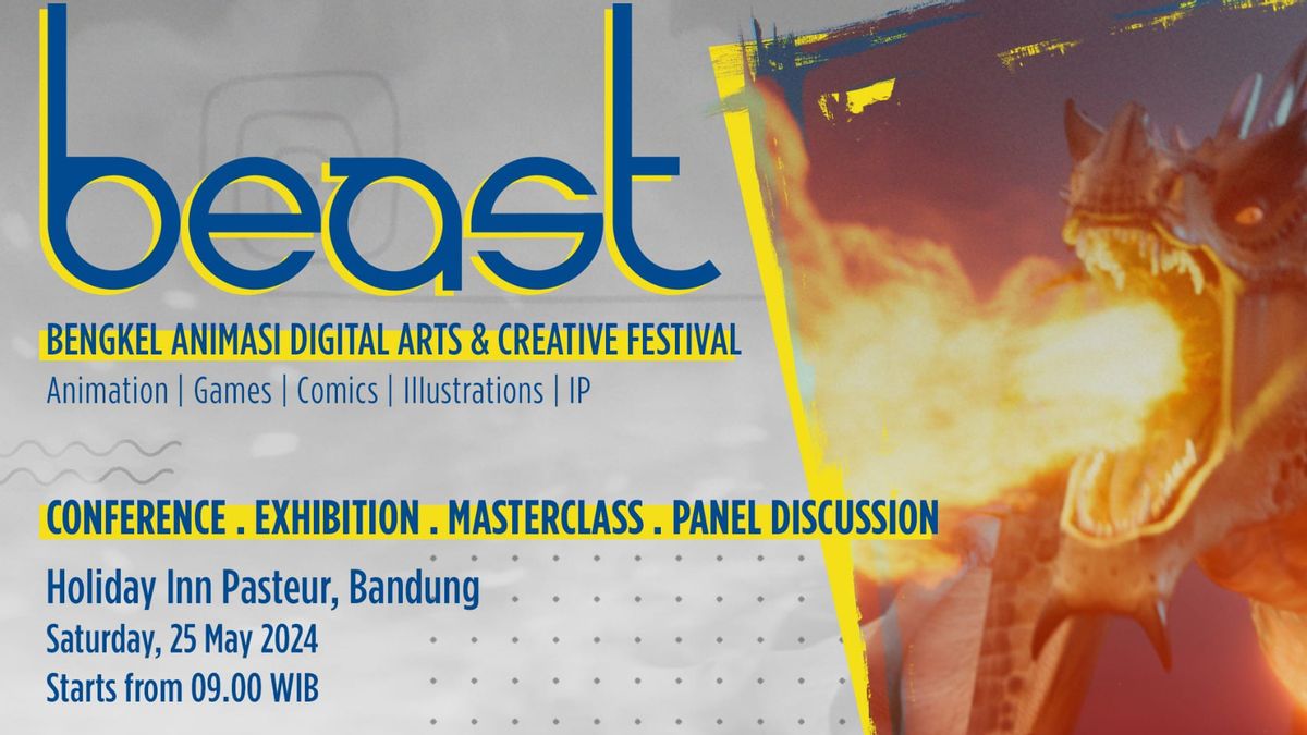 Bengkel Animasi Digital Art & Creative Festival (BEAST) 2024 Kembali Hadir di Bandung