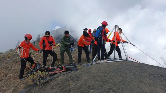 搜救队在林贾尼山发现了雅加达原住民的尸体