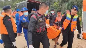 Truk Terjun ke Sungai di Pelalawan: 14 Korban Tewas Ditemukan, 1 Orang Masih Hilang