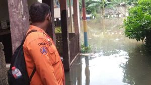 Banjir di Pemukiman Warga Pinggir Kali Ciliwung Telah Surut 