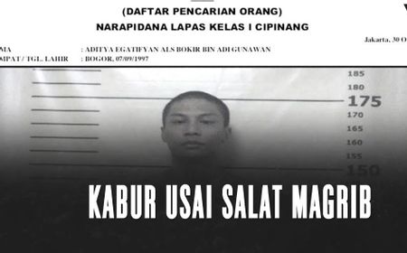 VIDEO: Diduga Panjat Pagar, Napi Narkoba Kabur dari Lapas Cipinang