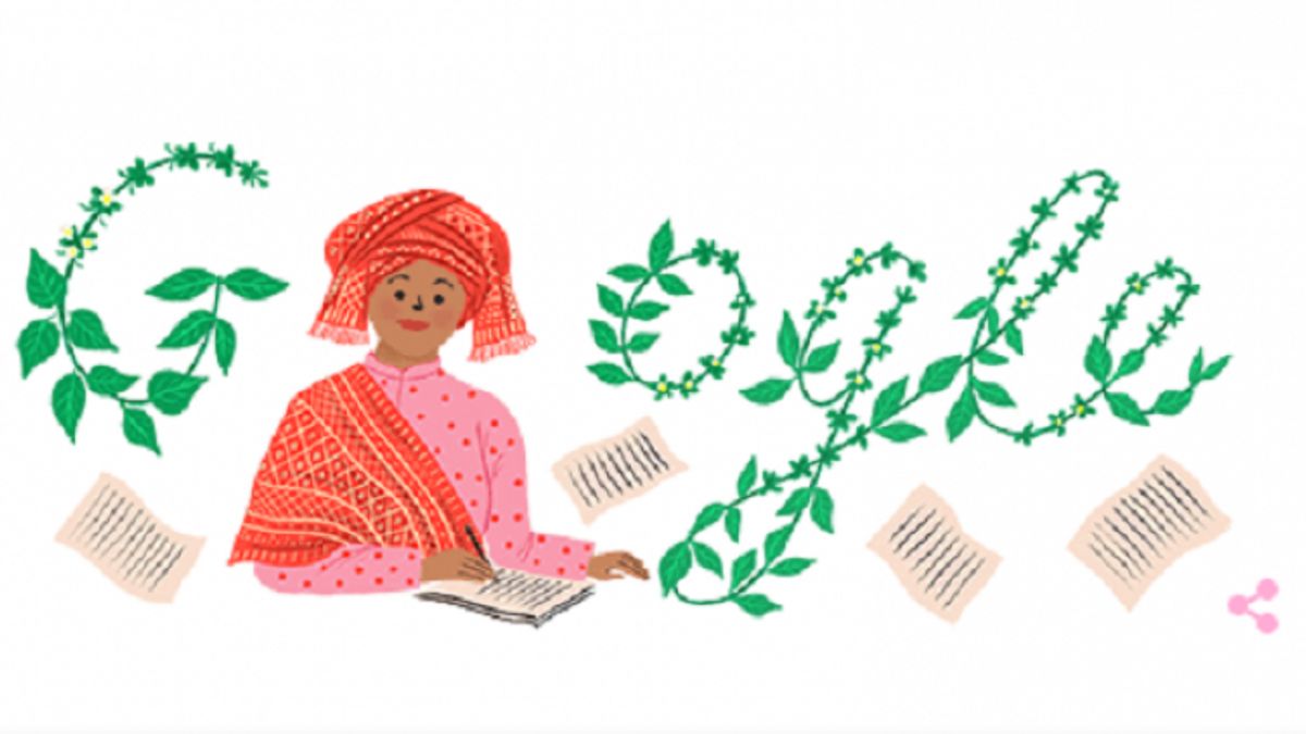 谷歌涂鸦上的萨里亚明 · 伊斯梅尔： 印度尼西亚第一位公开拒绝一夫多妻制的女性小说家