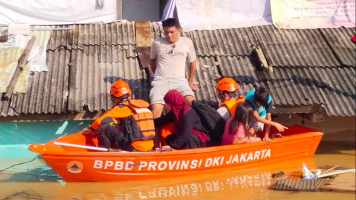Banjir di Jakarta Meluas hingga 51 RT Terdampak