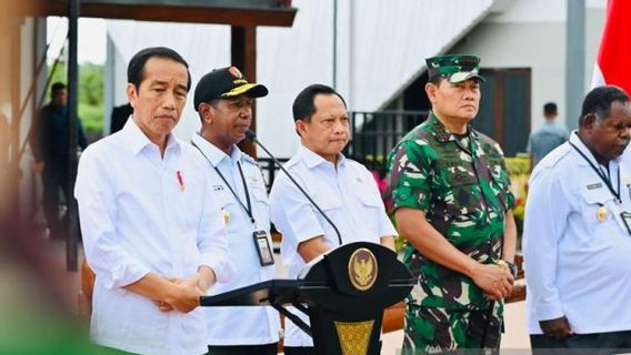 The Following Is A List Of Visits From President Jokowi All Day Work In Papua