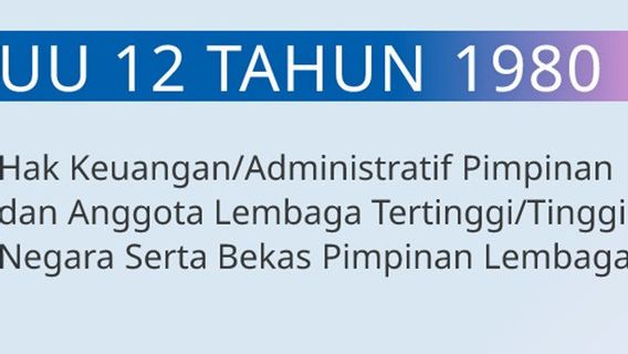 Revision of Law 12/1980 Will Arrange Pension Money for State Officials More Proportional