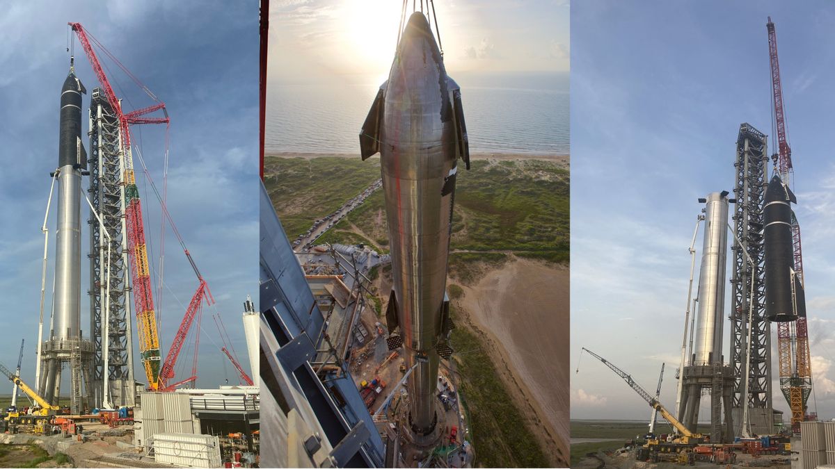 超重機、SpaceXの世界最大のロケット
