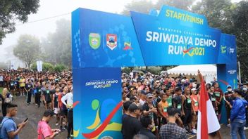 Sriwijaya Dempo Run 2021di Pagaralam Diikuti oleh Ribuan Pelari dari Berbagai Daerah