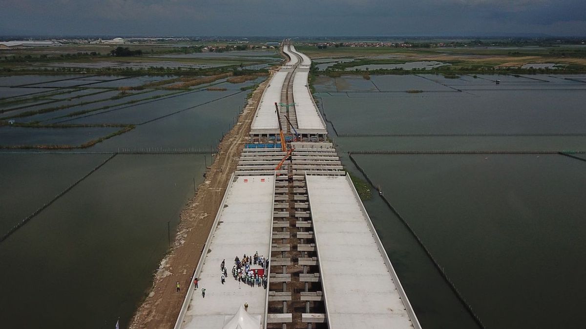 Semarang-Demak Toll Section II Construit à Travers Le Marais, Boss De PT PP Kasih Jaminan à Ganjar: Peut être Utilisé Pendant Une Longue Période