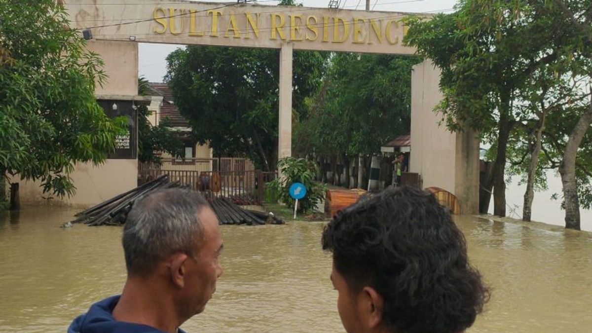 6.530 habitants de 22 villages à Cirebon inondés, BPBD: la cause des pluies torrentielles qui ont provoqué l'inondation des rivières