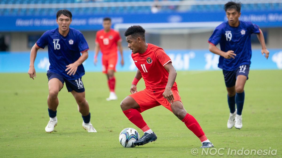 Before Losing, The Indonesian U-24 Cycling Team Could Defeat Taiwan In The Second Match Of The 2023 Asian Games Group Elimination