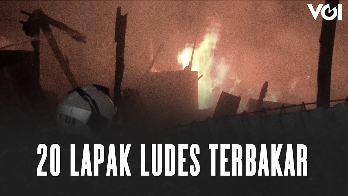 VIDEO: Madura Wood Cover In Cengkareng Ludes Burns