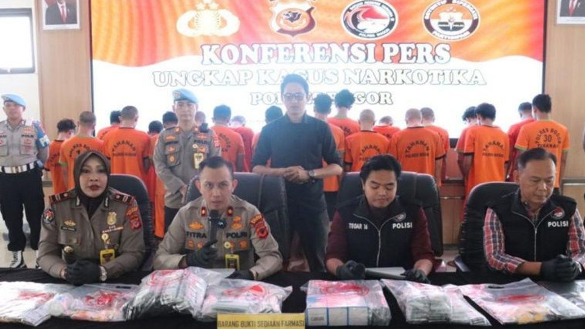 21 Narcotics Dealers In Bogor Arrested In 2 Weeks, Mode Of Tempel System And COD