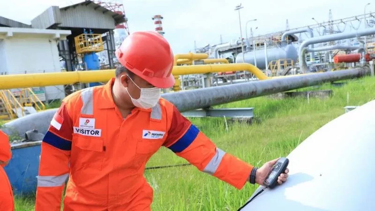 ضمان سلامة وأمن الشحن ، تتحقق وزارة النقل من توصيات Pertamina Muara Karang DTT