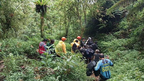 捜索救助隊がバリ島アバン山で心臓発作で死亡した住民を避難させ、11時間の避難旅行