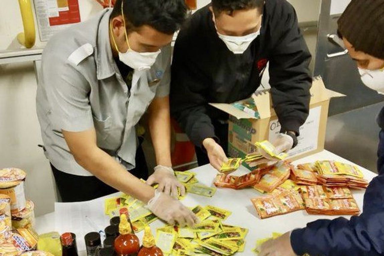When Indonesian Citizens Who Are Quarantined Due To The COVID-19 Virus Need Instant Noodles And Cold Medicine
