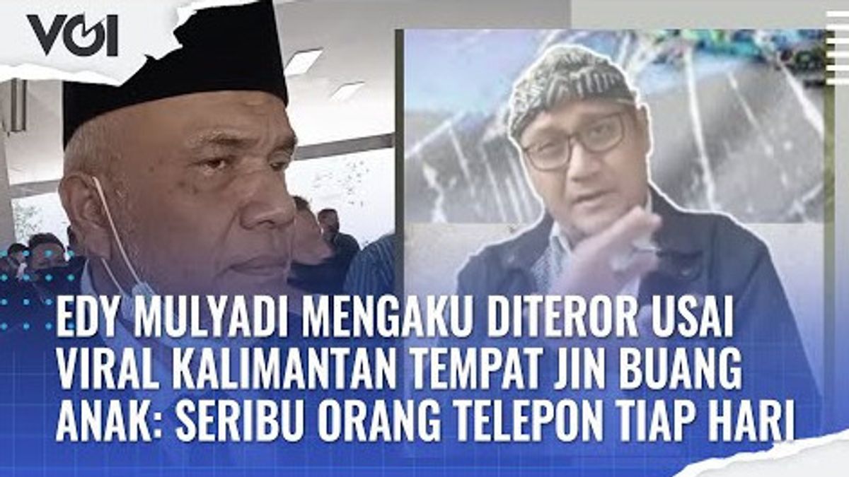 VIDEO: After Going Viral On The Issue Of Borneo, Where Jin Dumped His Children, Edy Mulyadi Admits He Was Terrorized