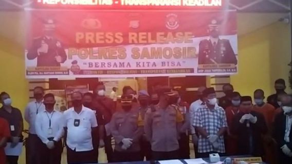 North Sumatra Samosir Police Reveals Gambling And Prostitution Cases, Sheets And Skirts Are Evidence