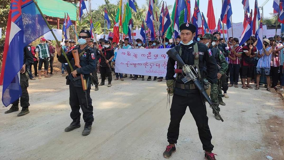 Militer Myanmar Kian Brutal, Kelompok Etnis Bersenjata KNU Kawal Pengunjuk Rasa Anti Kudeta