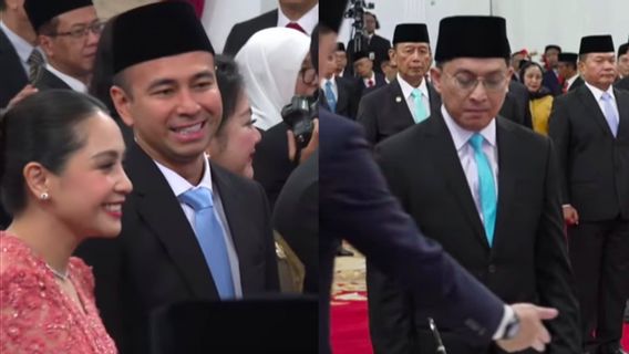 Dilantik Jadi Staf Khusus Presiden, Raffi Ahmad dan Yovie Widianto Gagah Pakai Jas Berdasi Biru