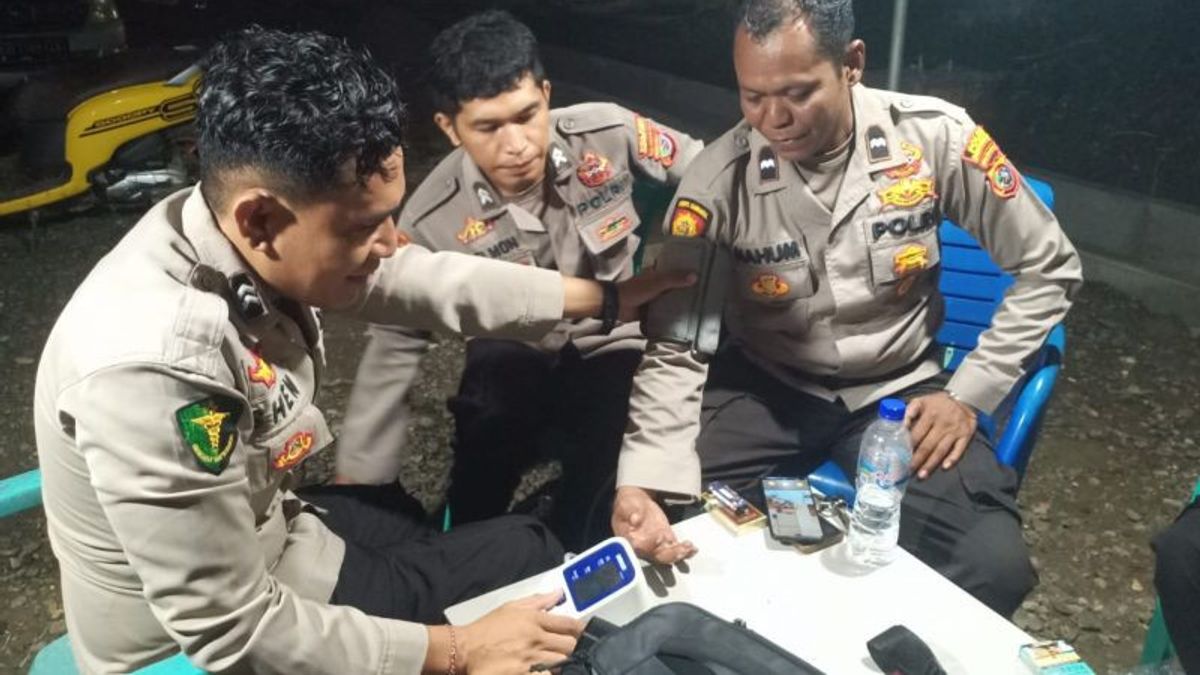 West Mabar NTT Police Routinely Checks Personnel' Health In Turangga Operation