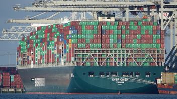 106 Days After Sinking In The Suez Canal, The Giant Container Ship Ever Given Arrives In The Port Of Rotterdam