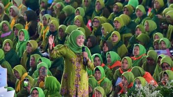 Khofifah Targetkan Dulang Suara untuk Prabowo-Gibran di Mataraman