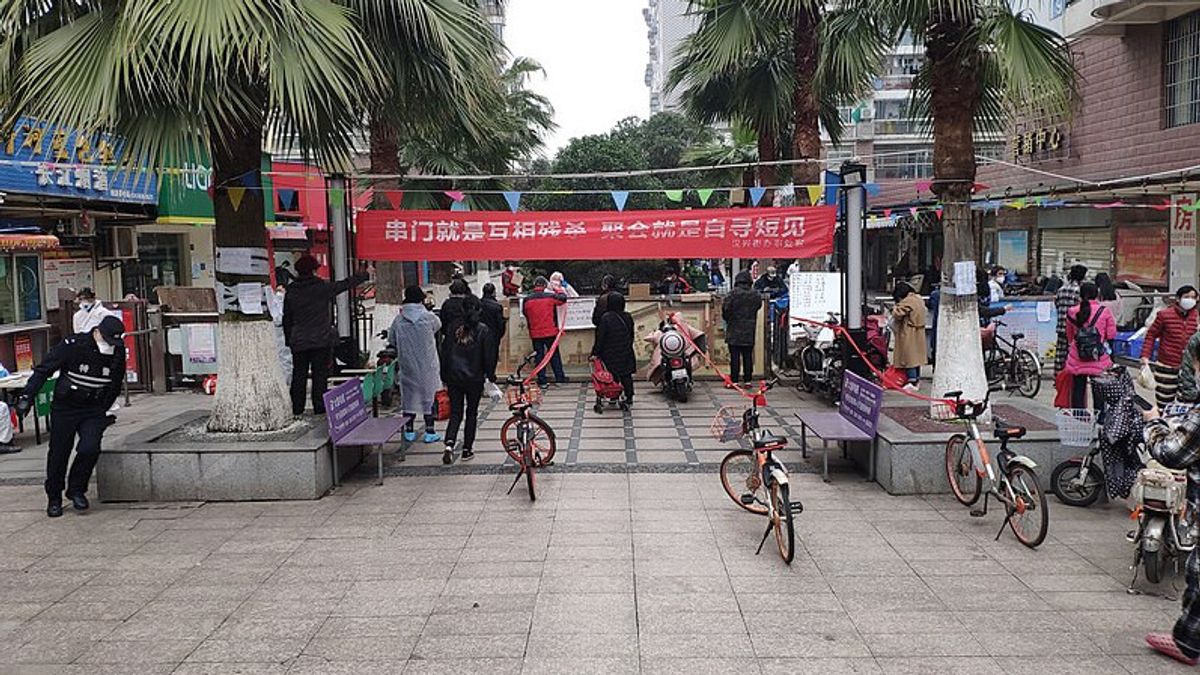 武汉市 因COVID-19而封锁 在 今日记忆中,2020年1月23日