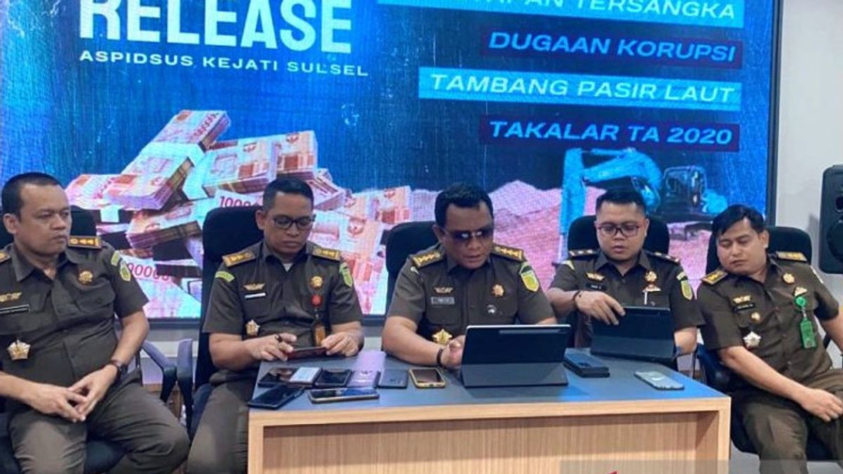 South Sulawesi Prosecutor's Office Names 2 New Suspects For Corruption In The Takalar Sand Mine