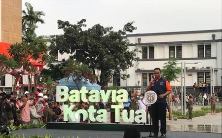 Revitalisasi Berjalan 80 Persen, Anies Sebut Kota Tua 'Pertemuan 2022 ke Belakang, Melihat 400 Tahun Perjalanan'