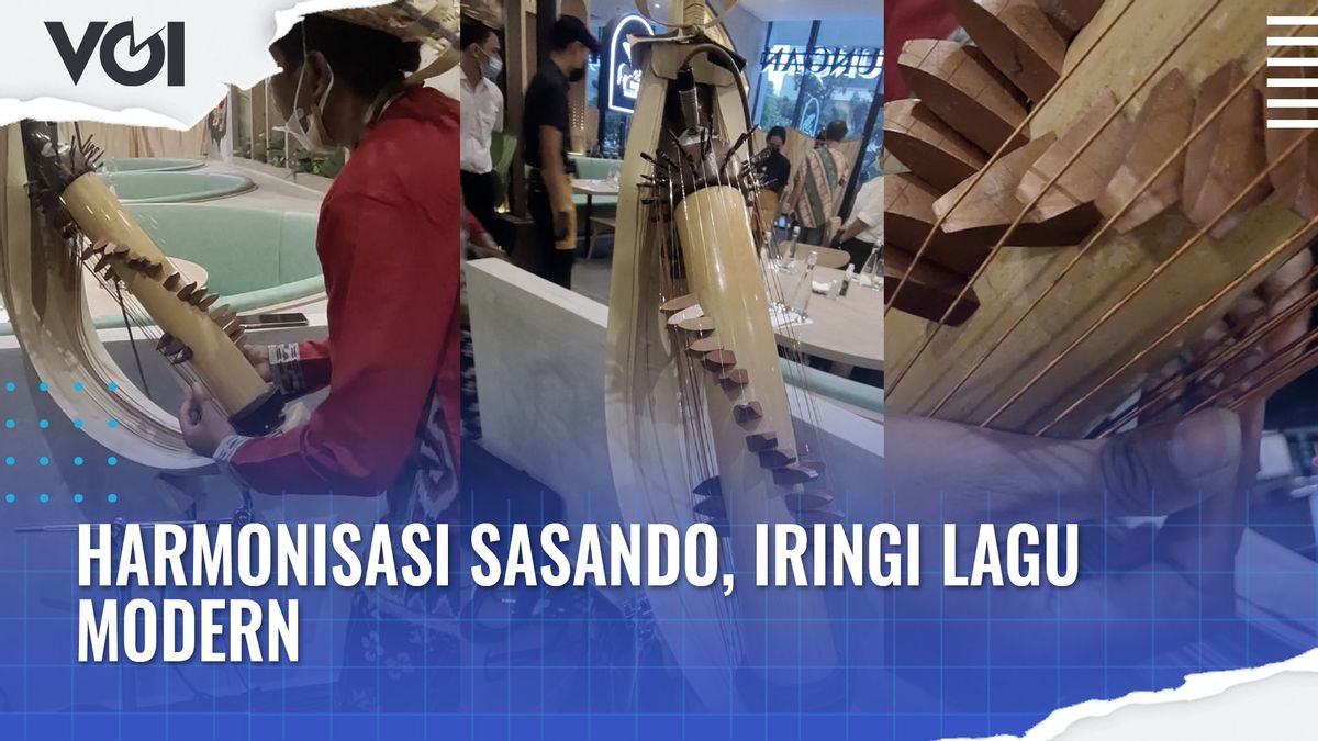 VIDEO: Harmonizing Sasando, Accompany Modern Songs