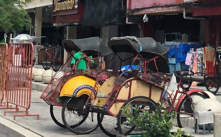 Tukang Becak yang Naikan Tarif Penumpang Akan Kena Sanksi dari Pemkot Yogyakarta